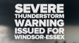Severe Thunderstorm Warning Ended
