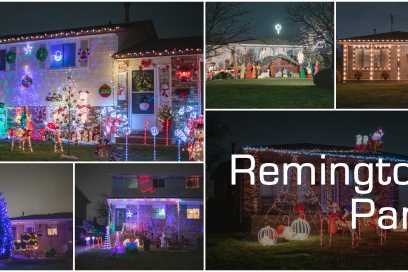 PHOTOS: Some Of The Best Christmas Light Houses In Remington Park (2022)