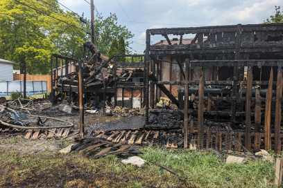 Garage Fire In East Windsor