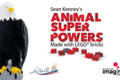 Sean Kenney’s Animal Super Powers Made with LEGO® Bricks Coming To LaSalle