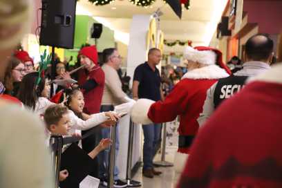 PHOTOS: Santa Takes His Seat At Tecumseh Mall