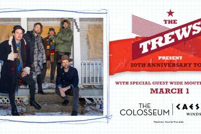 The Trews Are Coming To Caesars Windsor