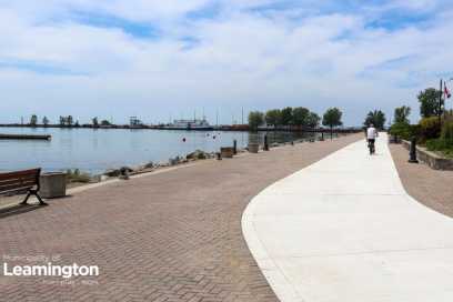 Leamington Waterfront Promenade Bike Path Completed
