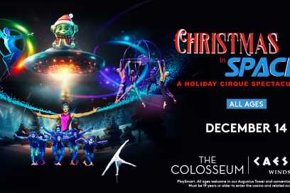 Christmas in Space! A Holiday Cirque Spectacular Performs At Caesars Windsor