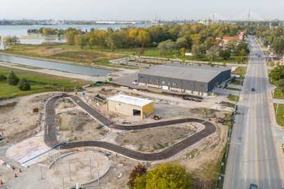 LaSalle Landing Skate Loop Construction Continues