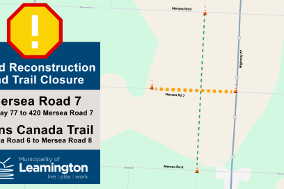 Mersea Road 7 Reconstruction Starts Tuesday