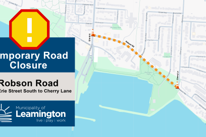 Robson Road Watermain Replacement Project Underway In Leamington