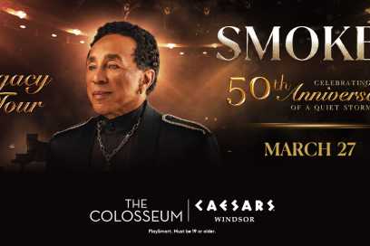 Motown Legend Smokey Robinson Hits The Colosseum Stage In March