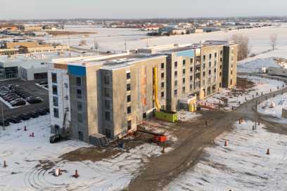 Construction Continues On New TownePlace Suites By Marriott In Tecumseh