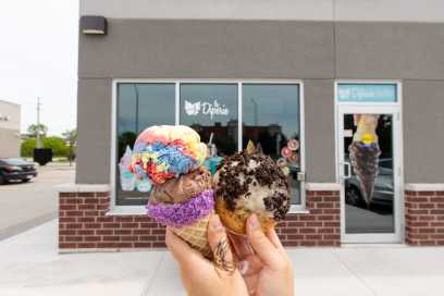 NOW OPEN: La Diperie Brings Gourmet Ice Cream To Huron Church