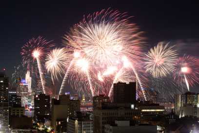 PHOTOS: Annual Fireworks Sparkle Over Windsor & Detroit
