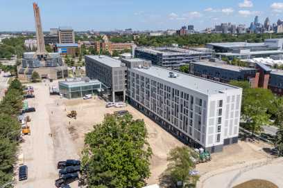 PHOTOS:  Construction On New UWindsor Student Residence Enters Final Stages