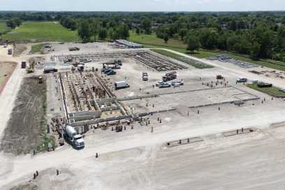 New Apartment Building Construction Underway In Tecumseh
