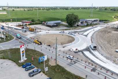 County Road 42 Roundabout Construction