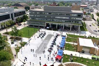 PHOTOS: New City Hall Square Unveiled With All Day Party