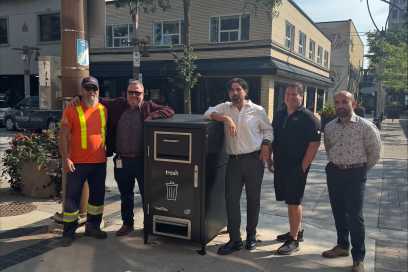City Introduces New One-Way Trash Cans Downtown