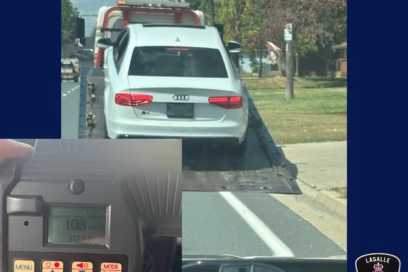 Fast Driver Busted In LaSalle