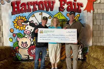 Harrow Fair Pie Auction Raises Record-Breaking $118,150 For John Mcgivney Children’s Centre
