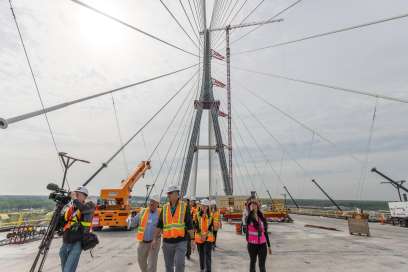 PHOTOS:  Tour The New Gordie Howe Bridge Deck