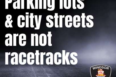 Police: Streets And Parking Lots Are Not Racetracks