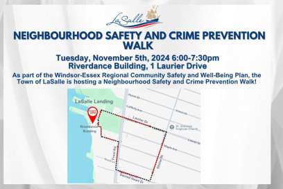 LaSalle Holding Neighbourhood Safety And Crime Prevention Walk