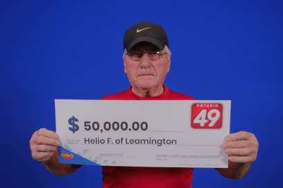 Leamington Man Wins Ontario 49 Prize