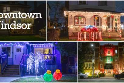 PHOTOS: The Best Christmas Light Homes In Downtown Windsor (2024)