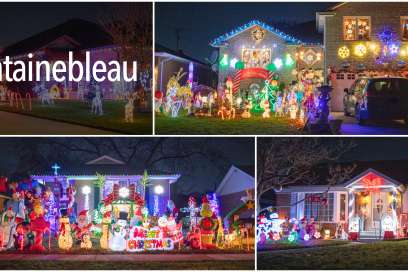 PHOTOS: The Best Christmas Light Homes In Fontainebleau (2024)