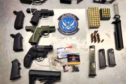 Handguns Seized At The Bridge