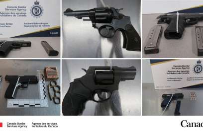 Weapons Seized At Border Crossings