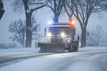 PHOTOS: Snow Falls In Windsor