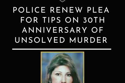 Police Renew Plea For Tips On 30th Anniversary Of Unsolved Murder