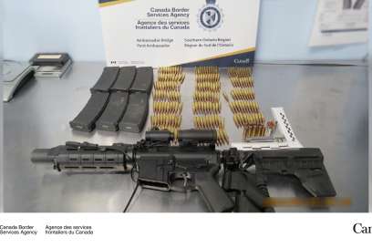 Automatic Rifle Seized At The Bridge