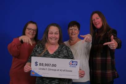 Group Of Four From Essex Win $88,907 With Lotto 6/49