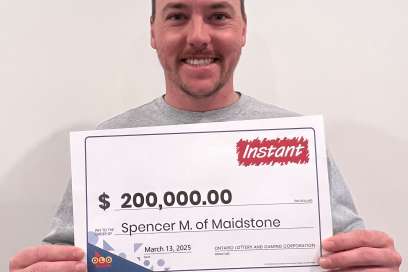 Maidstone Resident Wins $200,000 Top Prize With  Instant Ruby Solitaire