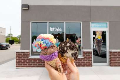 NOW OPEN: La Diperie Brings Gourmet Ice Cream To Huron Church