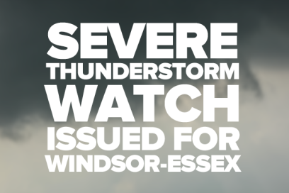 Severe Thunderstorm Watch Issued