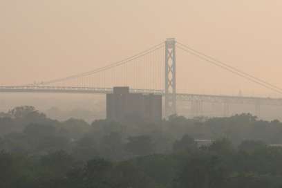 PHOTOS: Wildfire Smoke Blankets Windsor Essex