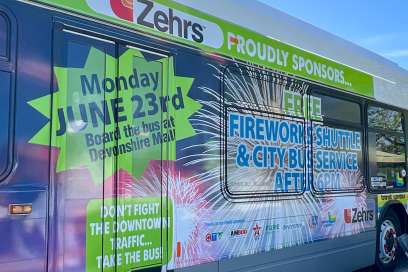 Zehrs And Transit Windsor Celebrate 15-Year Partnership Providing Free Shuttle Service For The Ford Fireworks