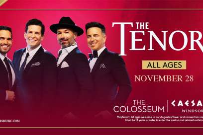 International Sensation The Tenors Return To Caesars Windsor With Their Joy To The World Tour