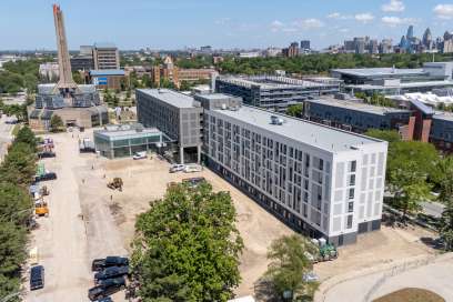 PHOTOS:  Construction On New UWindsor Student Residence Enters Final Stages