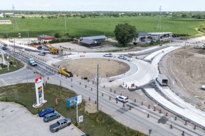 County Road 42 Roundabout Construction