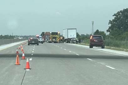 Collision Causes Road Closure On Highway 401