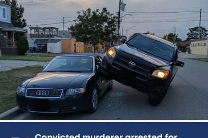 Convicted Murderer Arrested For Impaired Driving, Parole Violation After Driving Onto Another Vehicle 