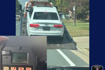 Fast Driver Busted In LaSalle