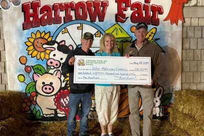 Harrow Fair Pie Auction Raises Record-Breaking $118,150 For John Mcgivney Children's Centre